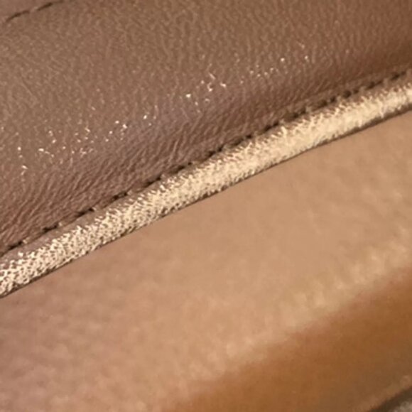 Burberrys Logo Nova Check Top Handle Hand Bag Leather Brown GHW - Picture 2 of 16